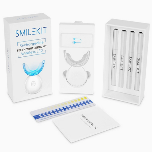 Aura Smile™ Rechargeable Teeth Whitening Kit Wireless LED