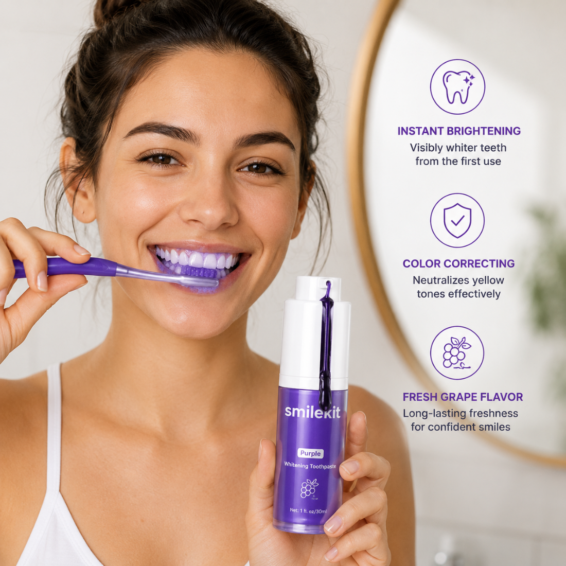 Purple Whitening Toothpaste