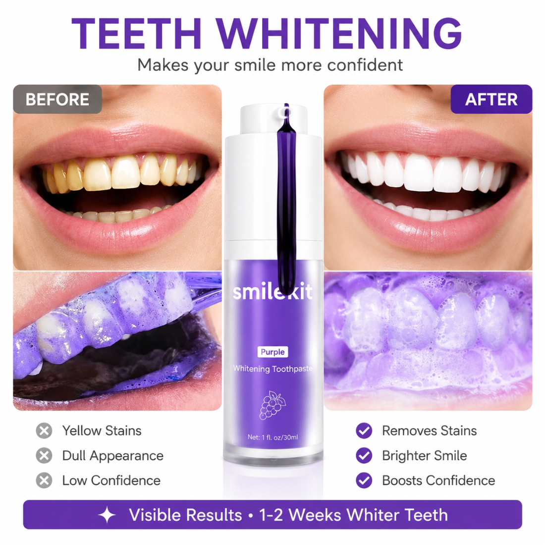 Purple Whitening Toothpaste
