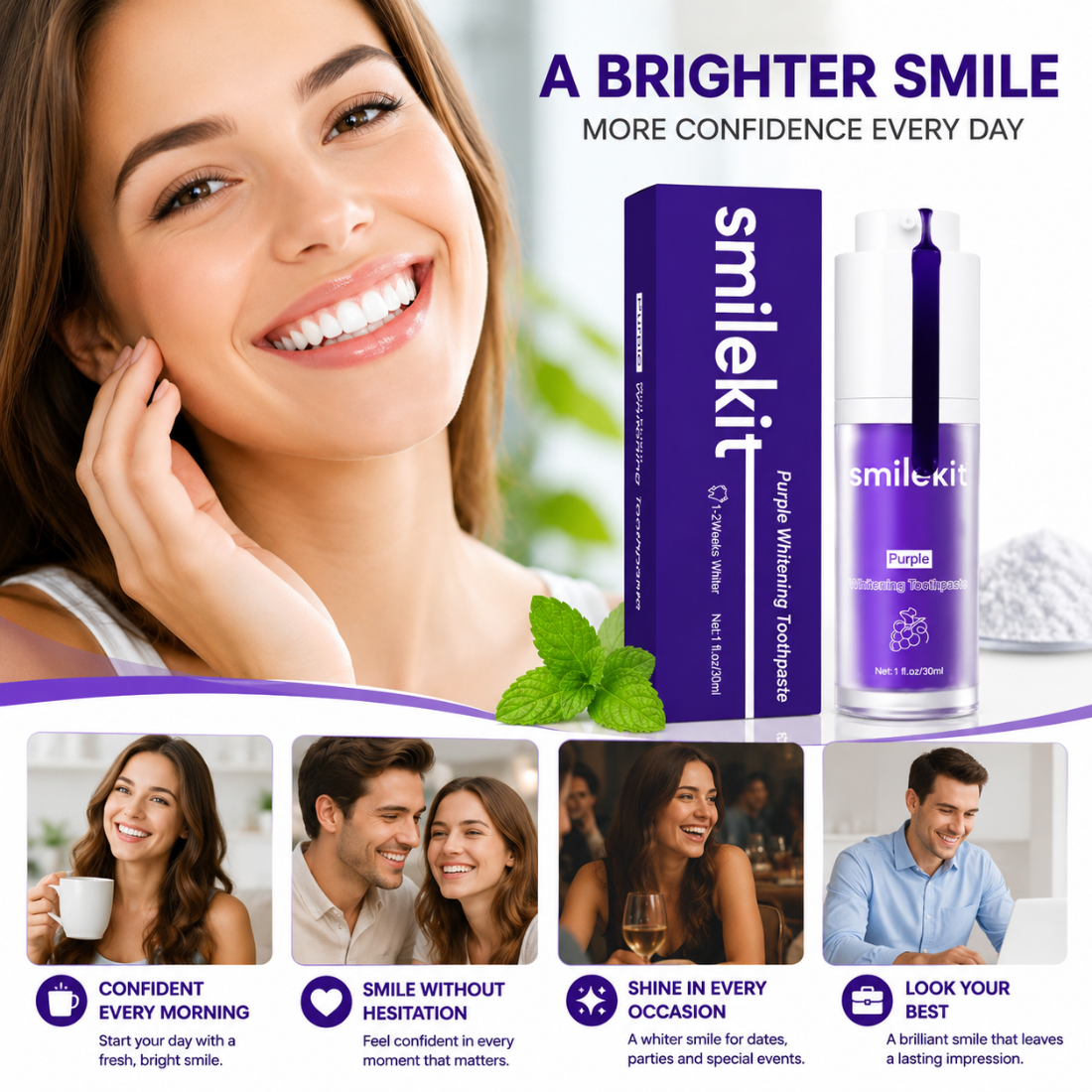 Purple Whitening Toothpaste